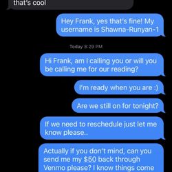 The Indigo Insight - Text messages my spouse sent to frank