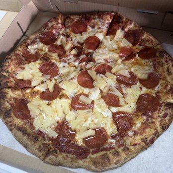 Pizza Xpress - Pepperoni & Pineapple toppings - Pizza Near Me - Redlands, California Pizza Xpress - Pepperoni & Pineapple toppings - Pizza Near Me - Redlands, California