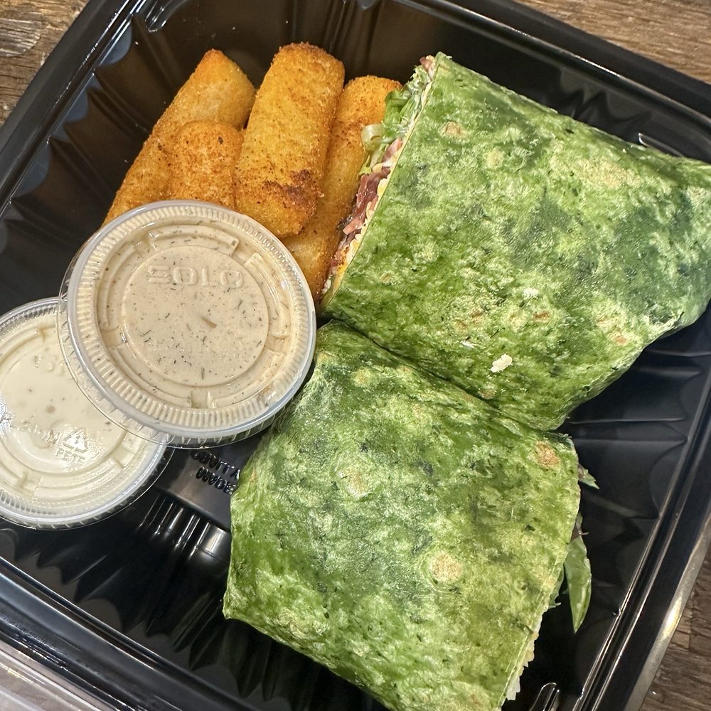 Farm Fresh Fast - Toasted Chicken Bacon Ranch Wrap with Yuca Fries - Fast Food Near Me - Greenville, South Carolina Farm Fresh Fast - Toasted Chicken Bacon Ranch Wrap with Yuca Fries - Fast Food Near Me - Greenville, South Carolina