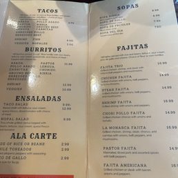 Menu Menu