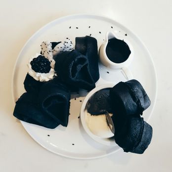 Light Cafe - Black sesame waffle - Cafes Near Me - Toronto, Ontario Light Cafe - Black sesame waffle - Cafes Near Me - Toronto, Ontario