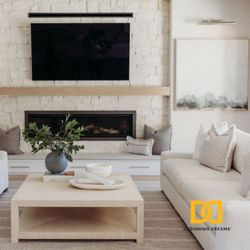 Designing Dreams Flooring & Remodeling - We customize in home remodeling. Updated fireplace and mantel with new flooring. We don't just design we build too.