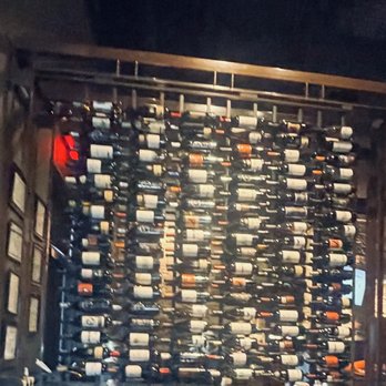 Firebirds Wood Fired Grill - The stack of wine at the entry door - Seafood Near Me - Chattanooga, Tennessee