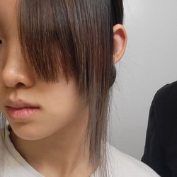 Lords & Ladies Salon and Medical Spa- Exeter - Choppy, long bangs not remotely close to curtain bangs