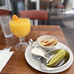 Pickles Deli Restaurant & Catering - Mimosas and appetizers