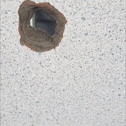 CATSBus Terminal - another bullethole