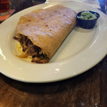 Las Flores - Steak quesadilla very large in portion and ton of steak and bacon as well - Mexican Near Me - Conyers, Georgia Las Flores - Steak quesadilla very large in portion and ton of steak and bacon as well - Mexican Near Me - Conyers, Georgia