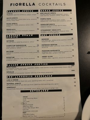 Menu photo 6 Fiorella Noe San Francisco, CA Menu photo 6 Fiorella Noe San Francisco, CA