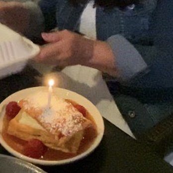 Dockside 1953 - Puff pastry with cream filling and caramel drizzle - Seafood Near Me - San Diego, California Dockside 1953 - Puff pastry with cream filling and caramel drizzle - Seafood Near Me - San Diego, California