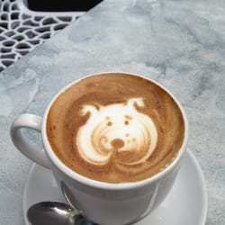 La Provence Espresso Bar - Some artisan coffee art to go with an exceptional cup of coffee