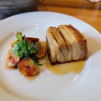 Cochon RESTAURANT - Pork Belly with Roasted figs. - Cajun/Creole Near Me - New Orleans, Louisiana