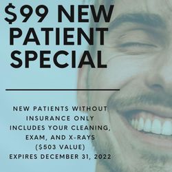 Dentist Mathews - Smiles of Mathews - This is their ad that clearly says what you get for $99