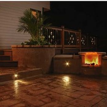 On The Spot Concrete - a patio with a fire pit - Masonry/Concrete Near Me On The Spot Concrete - a patio with a fire pit - Masonry/Concrete Near Me