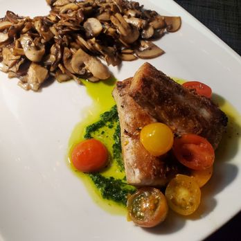 Lo Stella Ristorante - Chef's Special Mahi-Mahi with Salsa Verde, Tomatoes, and Sauteed Mushrooms - Italian Near Me - Denver, Colorado Lo Stella Ristorante - Chef's Special Mahi-Mahi with Salsa Verde, Tomatoes, and Sauteed Mushrooms - Italian Near Me - Denver, Colorado