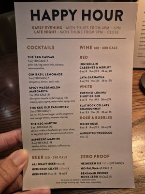 Menu photo 3 The Keg Steakhouse + Bar - Aurora Aurora, ON Menu photo 3 The Keg Steakhouse + Bar - Aurora Aurora, ON