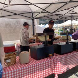 Daley Plaza Farmers Market - Raclette booth