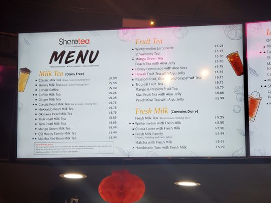 Menu photo 5 ShareTea Seattle, WA