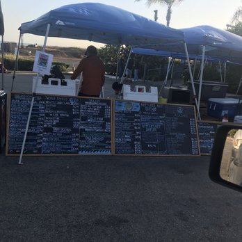 Neptune's Net - Menu board. - Seafood Near Me - Malibu, California