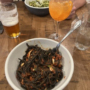 North Italia - Squid Ink Tonnarelli - Italian Near Me - Tucson, Arizona North Italia - Squid Ink Tonnarelli - Italian Near Me - Tucson, Arizona
