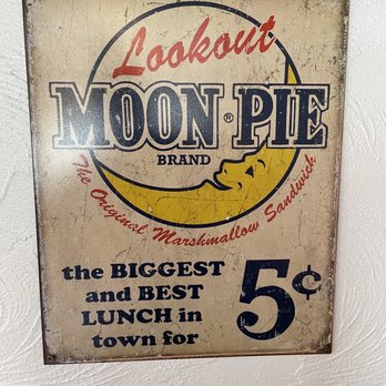 Jimmie's Dairy Bar - Old fashioned sign for Tennessee Moon Pie - Ice Cream & Frozen Yogurt Near Me - Pendleton, Indiana Jimmie's Dairy Bar - Old fashioned sign for Tennessee Moon Pie - Ice Cream & Frozen Yogurt Near Me - Pendleton, Indiana