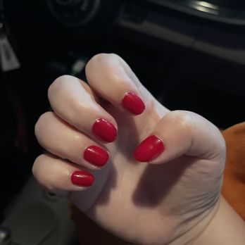 Envy Nail Spa - Red mani - Nail Salons Near Me - Holly Springs, North Carolina Envy Nail Spa - Red mani - Nail Salons Near Me - Holly Springs, North Carolina