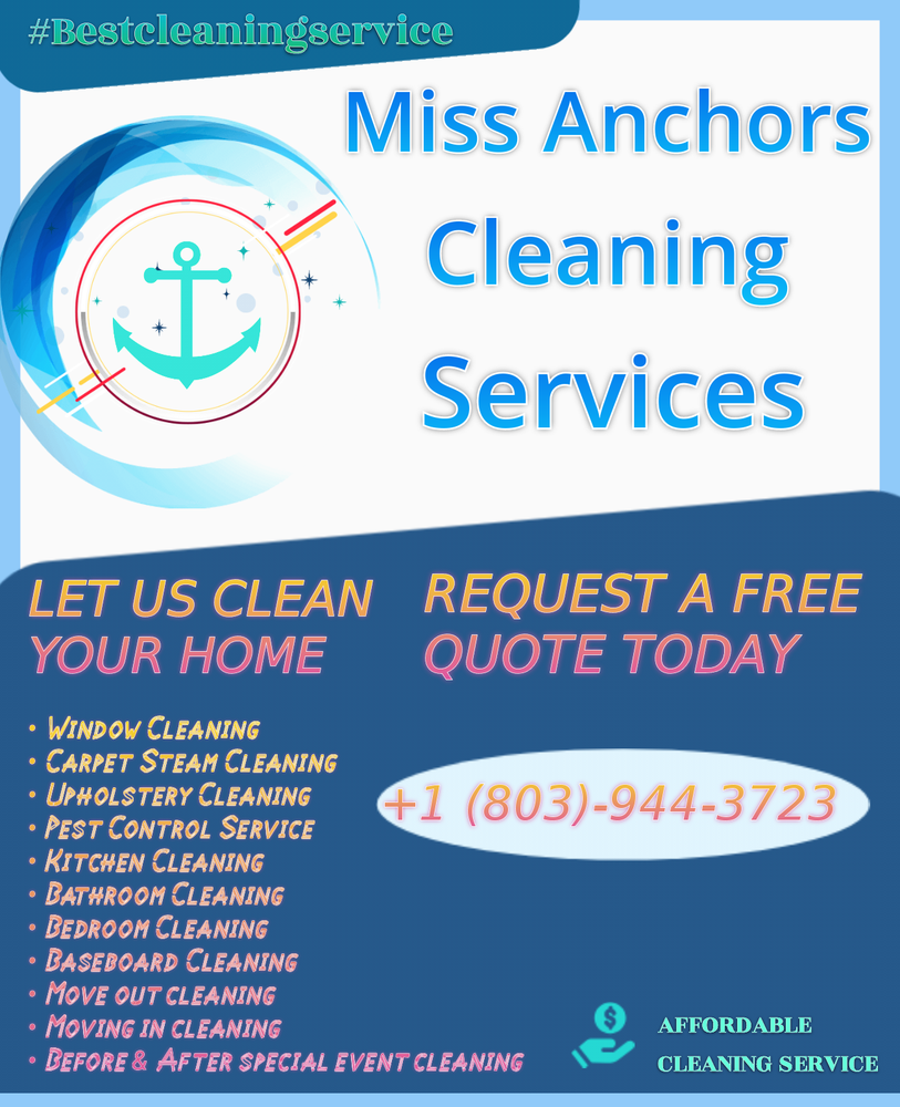 MISS ANCHORS CLEANING SERVICES Updated March 2024 Request a Quote