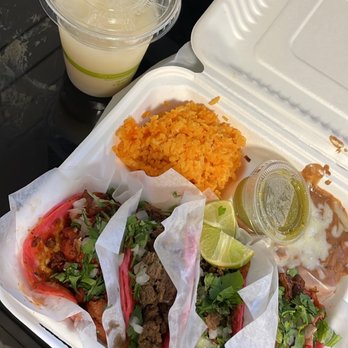 911 Taco Bar Shop - 3 taco combo plus one: carnitas, steak, steak, and birria. Horchata. With rice and beans. - Tacos Near Me - Las Vegas, Nevada 911 Taco Bar Shop - 3 taco combo plus one: carnitas, steak, steak, and birria. Horchata. With rice and beans. - Tacos Near Me - Las Vegas, Nevada