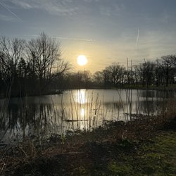 Humboldt Park - Sunrise over the lagoon.