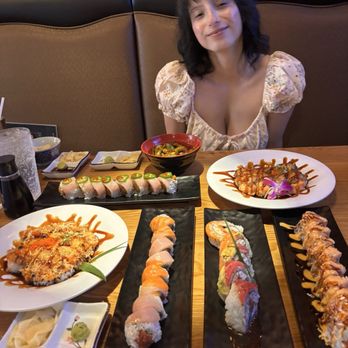 Kikyo Sushi Sake Bar - Feast for the birthday girl - Sushi Bars Near Me - Bellflower, California Kikyo Sushi Sake Bar - Feast for the birthday girl - Sushi Bars Near Me - Bellflower, California