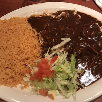Dos Molina's Mexican - Chicken mole - dry shredded chicken - Mexican Near Me - Fort Worth, Texas
