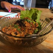 Photo of The Village House Kalina - La Mesa, CA, United States. Eggplant salad