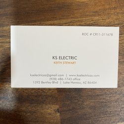 KS ELECTRIC - Business card