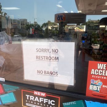 Circle K - a sign in the window of a store - Convenience Stores Near Me - San Diego, California