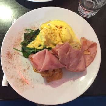 Crema on Jetty Glenelg - Eggs Benedict poached just right with a nice hollandaise very happy Chappy - Restaurants Near Me - Glenelg, SA Crema on Jetty Glenelg - Eggs Benedict poached just right with a nice hollandaise very happy Chappy - Restaurants Near Me - Glenelg, SA