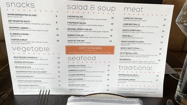 Menu photo 3 Fireproof Restaurant Columbus, OH