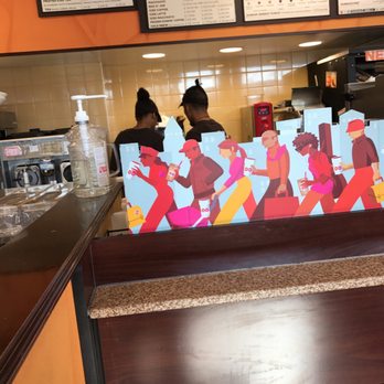Dunkin' - a line of women in a restaurant - Donuts Near Me - Dorchester, Massachusetts Dunkin' - a line of women in a restaurant - Donuts Near Me - Dorchester, Massachusetts