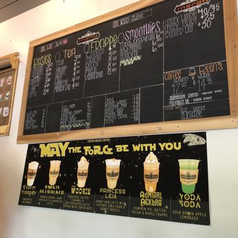 Coffin House Coffee - Menu for the month of May(May the fourth be with you) - Coffee & Tea Near Me - Concord, North Carolina