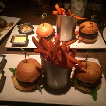 Root Down - The lamb and veggie sliders! - New American Near Me - Denver, Colorado