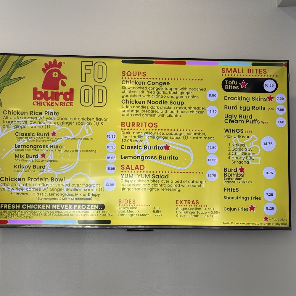 Burd Chicken Rice - Cambodian Near Me - Long Beach, California