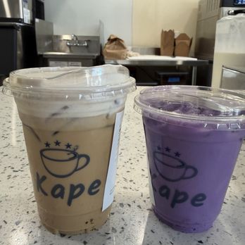 Kape Roasters - pb & j latte, ube coconut milk - Coffee Roasteries Near Me - Laguna Niguel, California