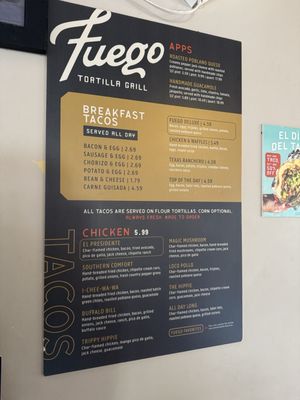 Menu photo 3 Fuego Tortilla Grill College Station, TX Menu photo 3 Fuego Tortilla Grill College Station, TX