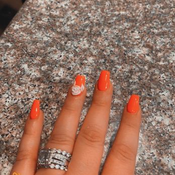 Creative Nails Rocklin - Full gel set with 2D design - Nail Salons Near Me - Rocklin, California Creative Nails Rocklin - Full gel set with 2D design - Nail Salons Near Me - Rocklin, California