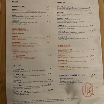 Linnankellari - Menu - Restaurants Near Me - Helsinki, 18
