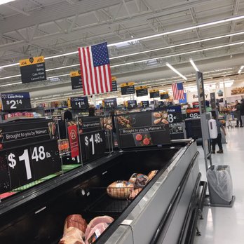 Walmart Supercenter - Looking down the aisles - Grocery Near Me - Fishkill, New York