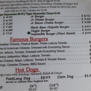 The Burger Inn - Menu - Burgers Near Me - Melbourne, Florida