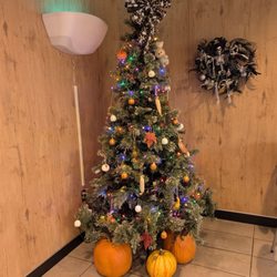 McDonald's - Nice decorations appropriate for the season Hah!