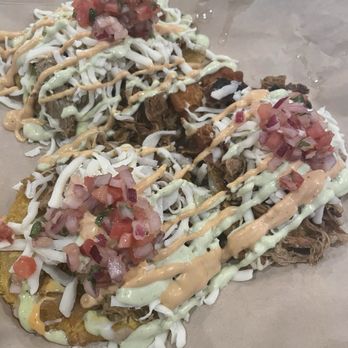 KOW Restaurant - TOSTONES De Cerdo - Comfort Food Near Me - Miami, Florida