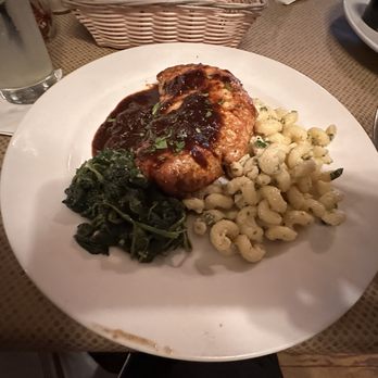 Roccos Town House - Pork Agrodolce - pan seared boneless double cut chop in a fig agrodolce sauce - American Near Me - Hammonton, New Jersey