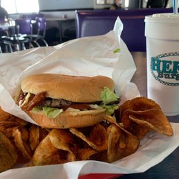 a sandwich and chips a sandwich and chips