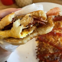 English muffin sandwich